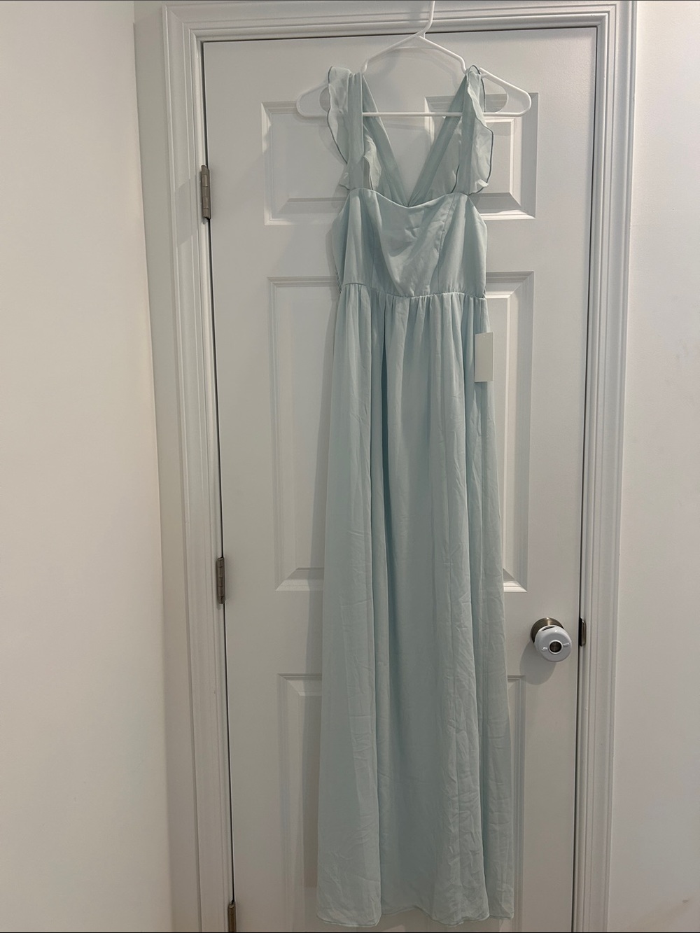 June Maxi Dress in Icy Blue Chiffon - Show Me Your Mumu